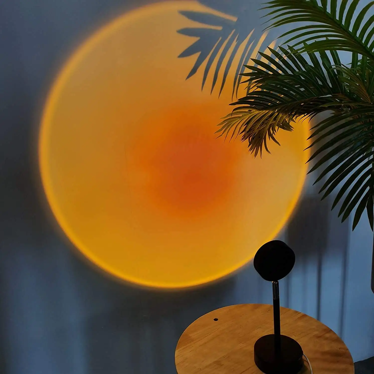 Романтический мягкий светильник для гостиной, лампа-проектор для дома, праздничная атмосфера, декоративная лампа С закатом
