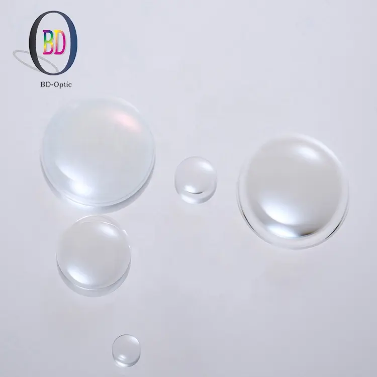 Универсальные светодиодные оптические стеклянные линзы, форма и размер под заказ, поставщик из Китая