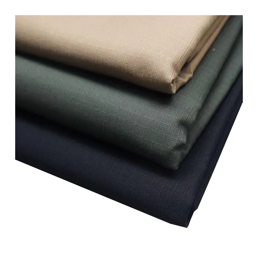 20*16 woven 65 polyester 35 cotton anti tearing cloth bdu uniform ripstop fabric