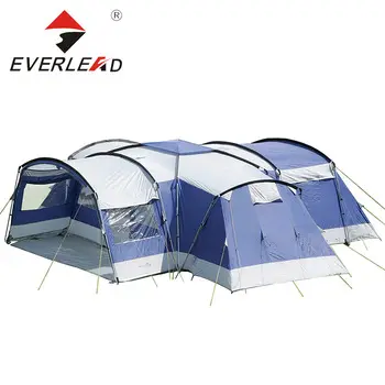 Custom print Outdoor Noiseproof Travel 10 Person Large Family Camping Tent
