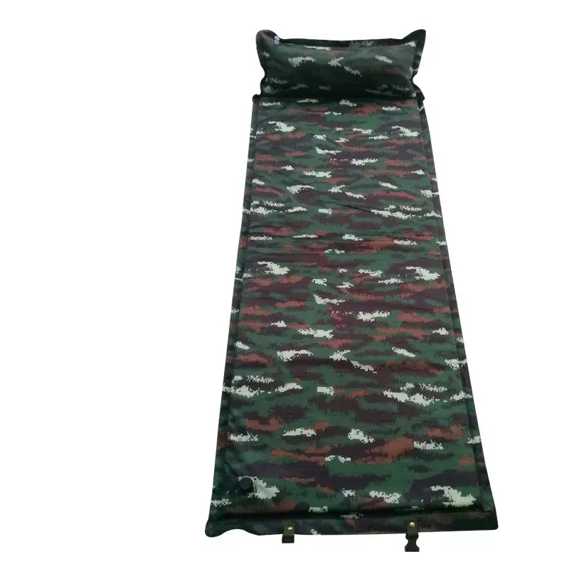 Camouflage Portable Outdoor Thicken Inflatable Camping Mat Waterproof