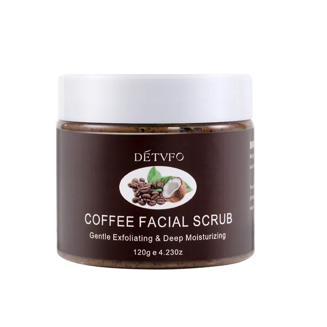 Coffee Facial Scrub Facial Exfoliating Gel Skincare Products Private Label Face Scrub OEM Manufacturer In China