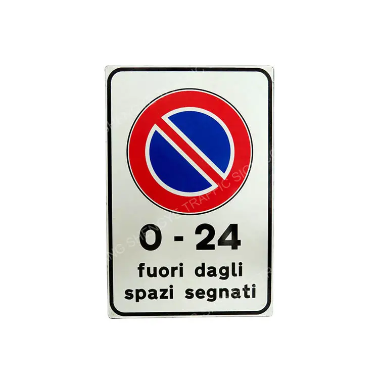 Пользовательские пластиковые или алюминиевые предупреждение без знаки доска дорожный знак