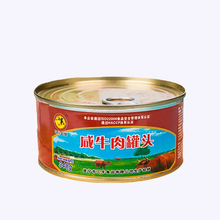 340*24 Tin beef luncheon meat cannd corned beef