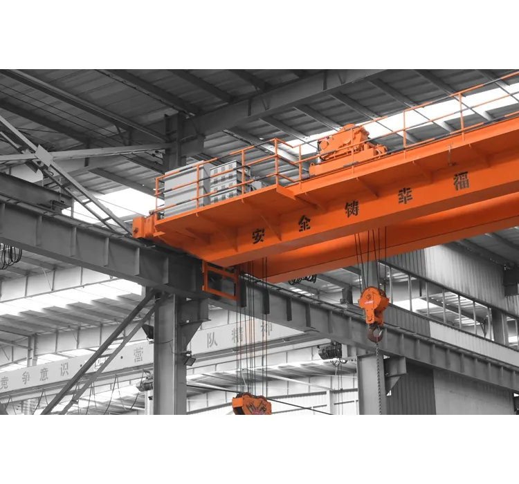 New type industrial double girder overhead crane double beam bridge crane for sale