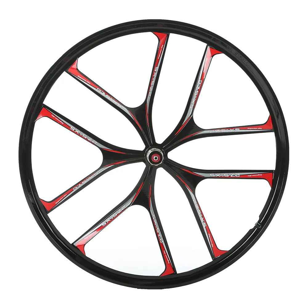 Bike Parts Integrated 27.5 Inch Bicycle Wheelset 10 Spokes Electric Mountain Bike Wheel Magnesium Alloy Bicycle Wheel