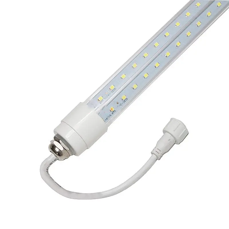 0-10V dimmable chicken lamp 600mm 10w 1200mm 18w T8 waterproof lamp V-shaped double row led lamp 270 degree illumination angle