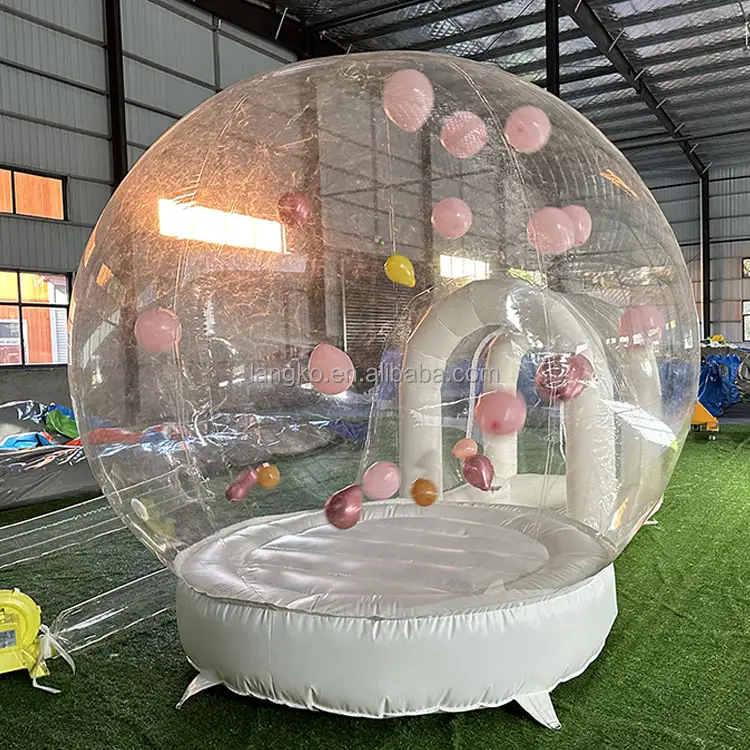 Надувной батут bubble bounce house, надувной батут, белый надувной замок для свадьбы