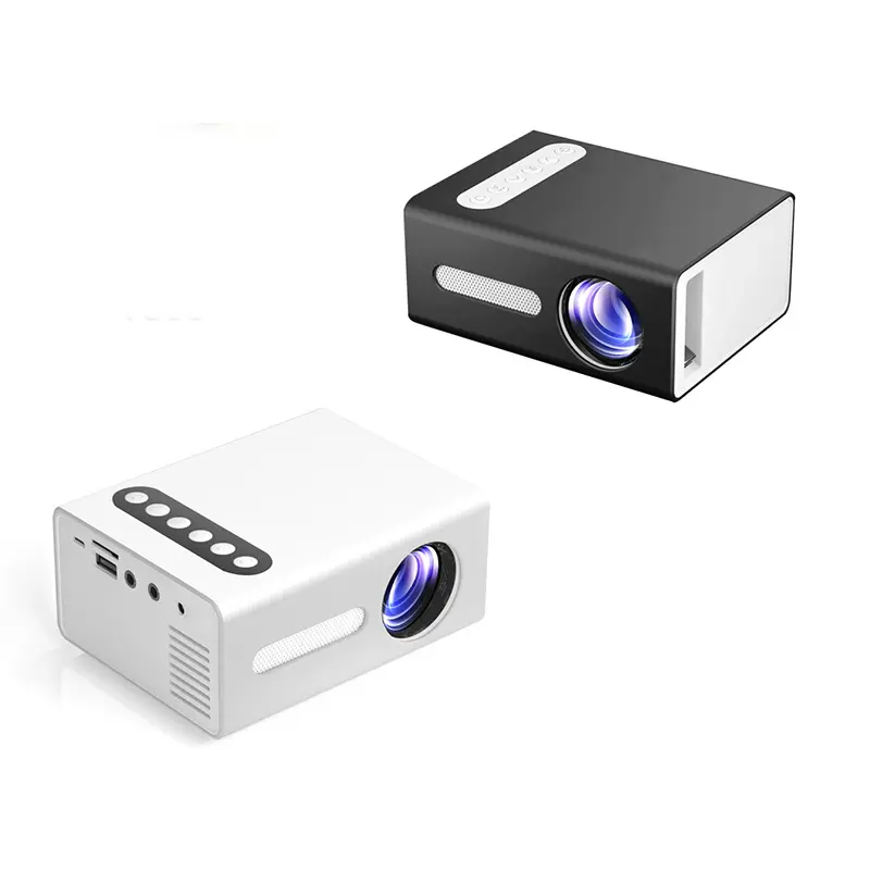 LED Source Remote Portable 1080P Video Mini Projector For Phone