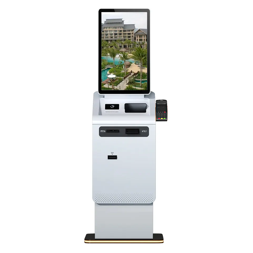 27 inches crypto atm machine self serve kiosk hotel payment terminal payment kiosks