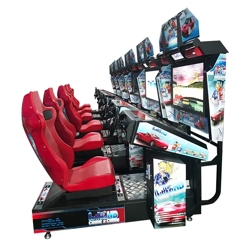 Монетный видео аркадный симулятор вождения автомобиля обучение/симулятор вождения игра/игровой симулятор сиденье для вождения