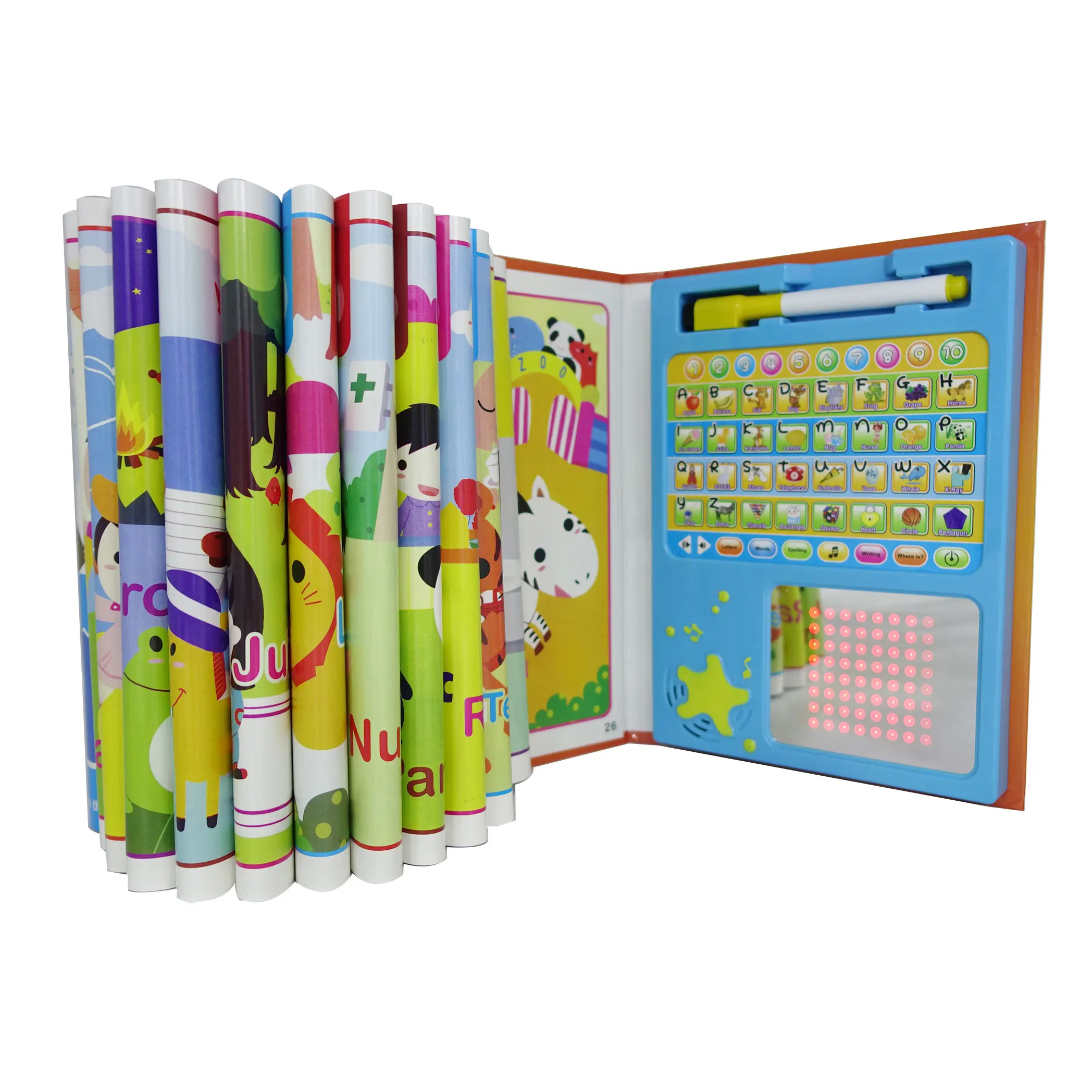 Учебник для раннего образования учится писать книги для детей со светодиодным рисунком Развивающие игрушки для детей обучающая игрушка Шаньтоу