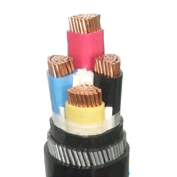 low voltage 4x50mm pvc/swa/pvc steel wire armoured xlpe cable for generator