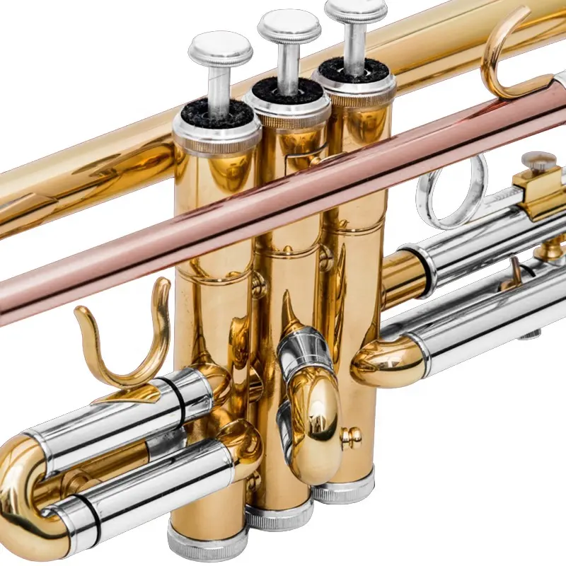 Custom Trumpets brands wind musical instrument trumpet bb beginner trumpets brass band lacquered gold