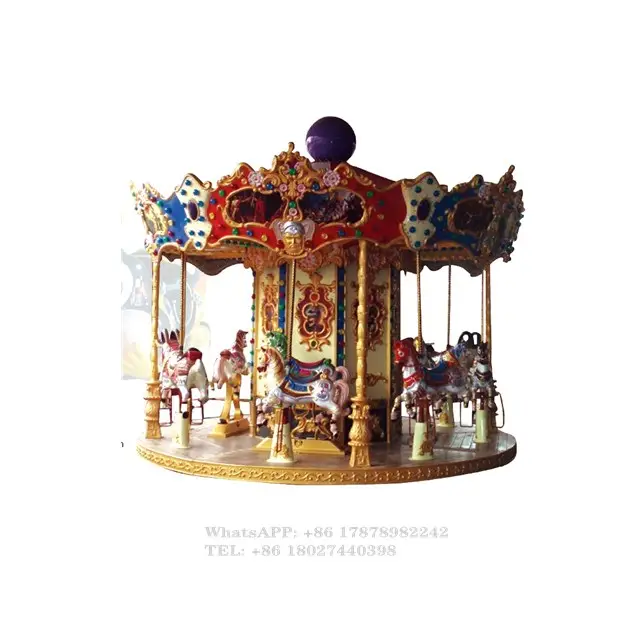 16 seats luxury carousel for sale/christmas carousel/merry go round horse QX-11110A