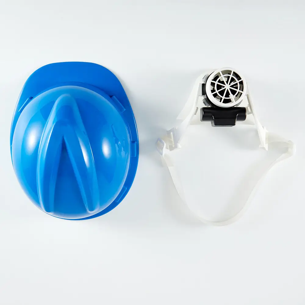 Custom Summer Industrial Sunscreen Safety Helmet Construction Site Cooling helmet Fan