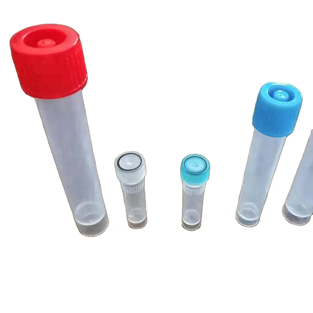 Laboratory Use High Quality Plastic Clear Internal Thread 2ml Cryovial Tube