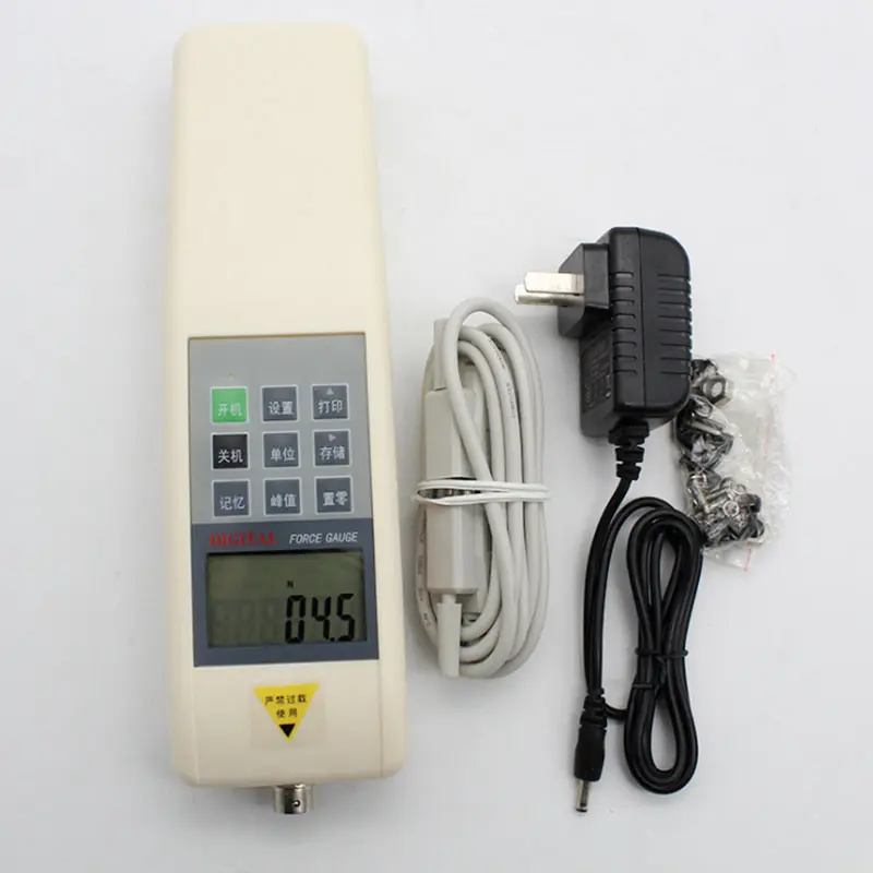 DSSC-101 Load Celle Tester Weighing Scale Indicator Portable Push Pull Digital Force Gauge With External Load Cell