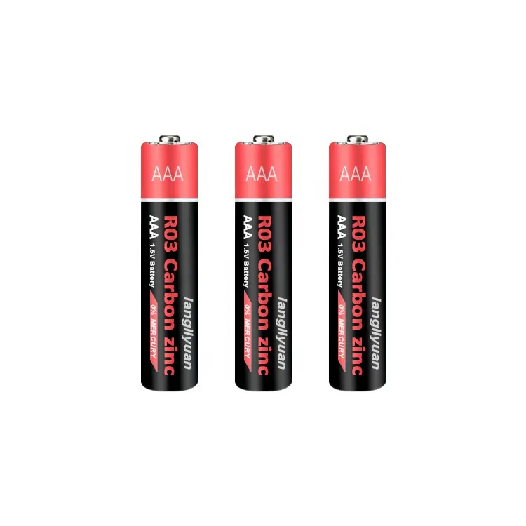 Wholesale zinc carbon dry pilas um4 r03 super heavy duty 1.5v size aaa batteries