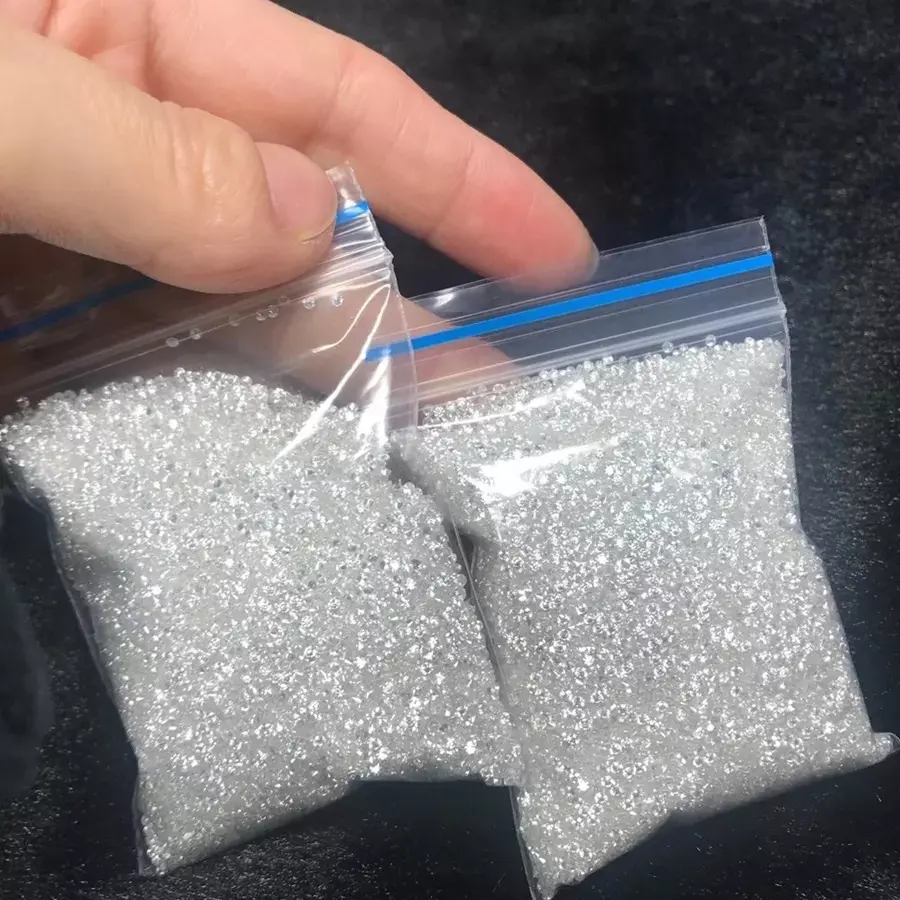 1000pcs/pack White 1mm 1.25mm 1.5mm 1.6mm 2mm 3mm 4mm 5mm 6mm 5A CZ Stone Synthetic Gems Cubic Zirconia For Ring Earring Jewelry