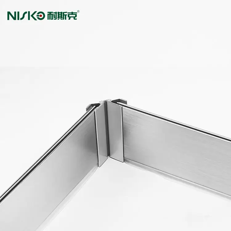 aluminium skirting kitchen wall base plinth pvc skirting board