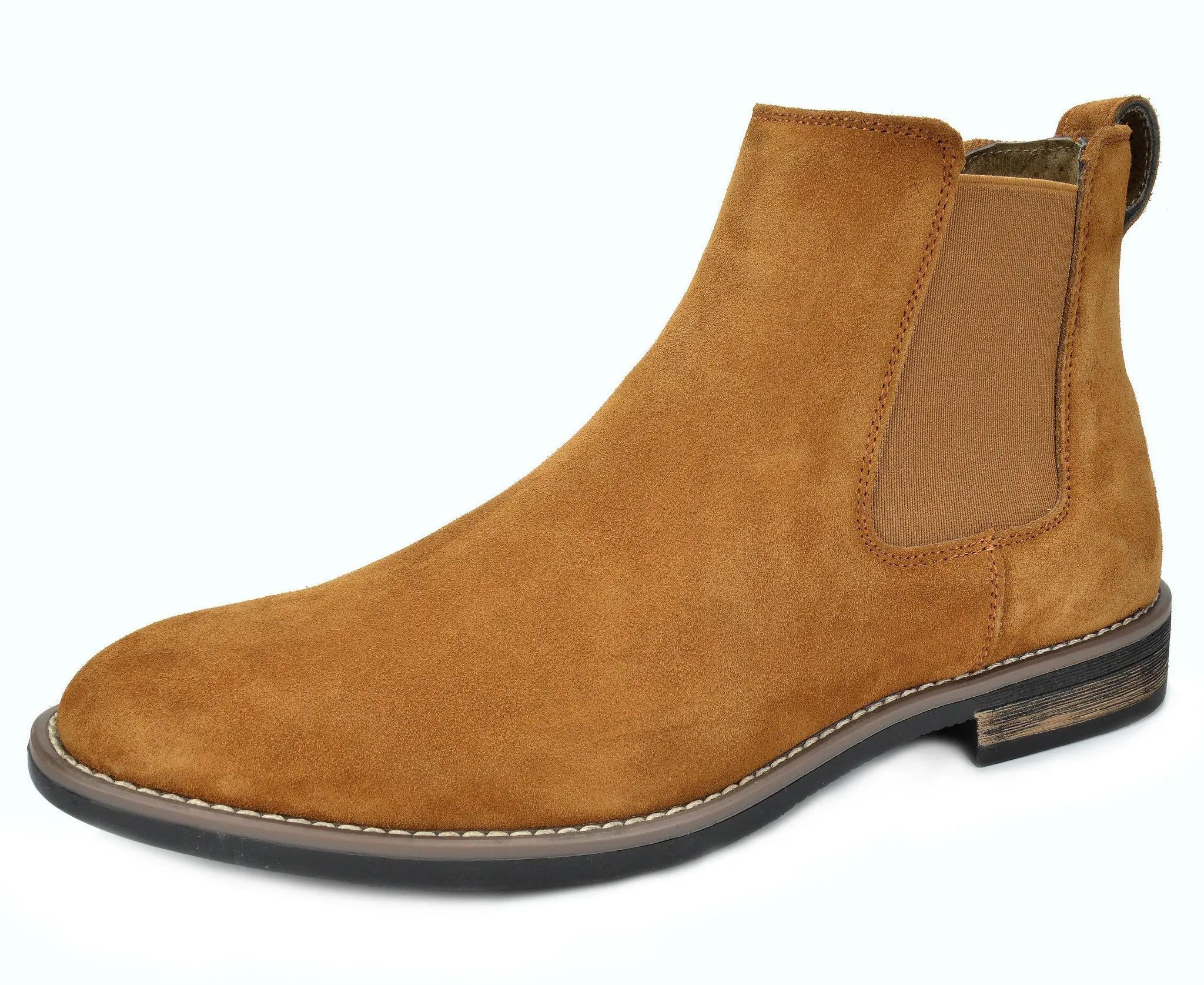 Men's Casual Dress Premium Suede Leather Ankle Chelsea Boots