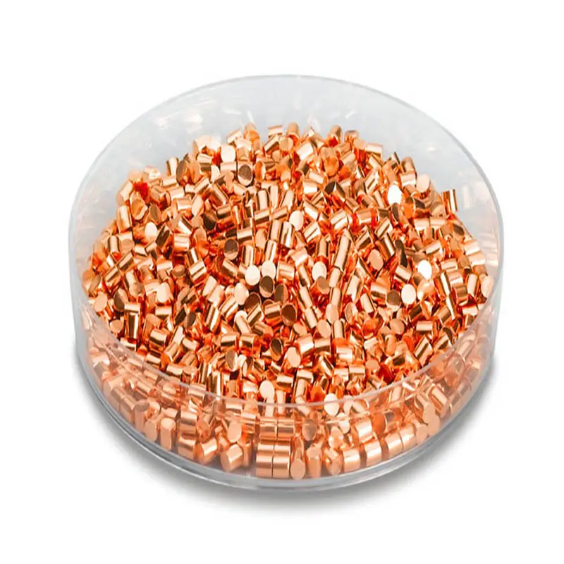 Purity Copper 99.999% Grade 5N Cu Pellets