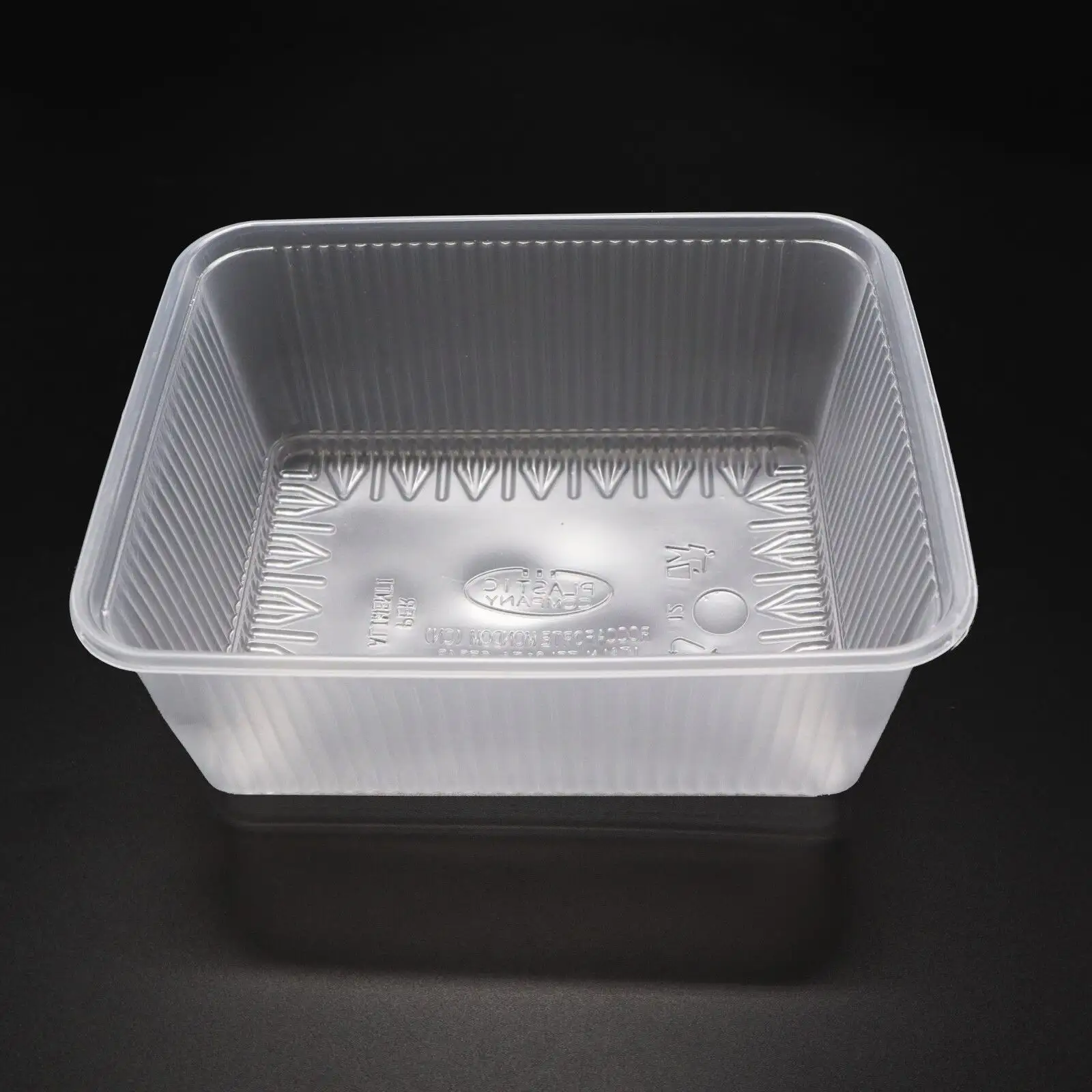 Wholesale 500ml 750ml 1000ml Pet Clear Fruit And Vegetable Container Salad Plastic Transparent Packaging Tray
