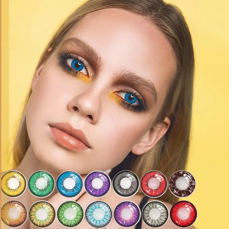 Liangguo Fresh Lady QA Collection colored contact lenses for deep color eye