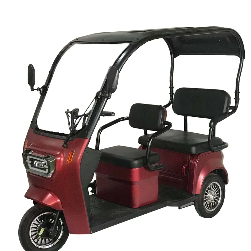 Hot sale electric tricycles big power 800W electric rickshaw Tuktuk tricycle for family use