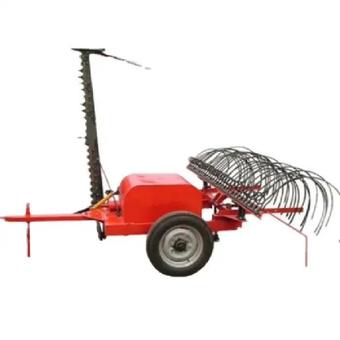 Farm machinery lawn mower machine garden hay rake for mini tractors