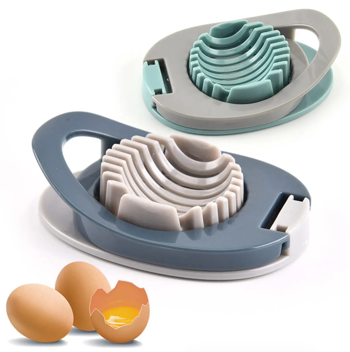 Kitchen gadgets plastic egg slicer egg cutter