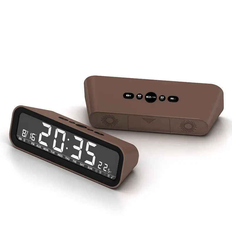 Оптовая продажа простых цифровых будильников Fullwill, аналоговые часы с выходом и радио на 24 часа