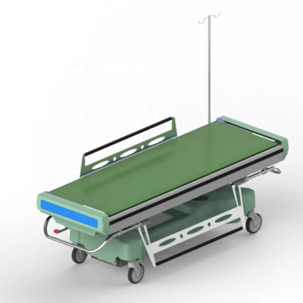 High-Tech Medical Hospital Electronic Transport Gurney for Patient Transfer