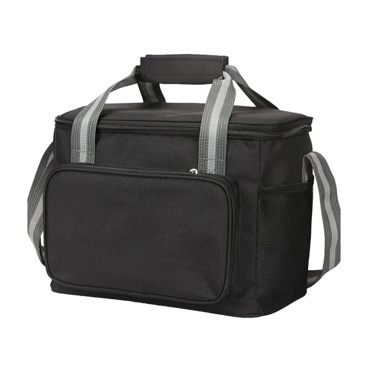 Thermal Insulated Cooler Bag Food Storage Bags 9L Shoulder Lunch Box Tote Travel Picnic Handbag