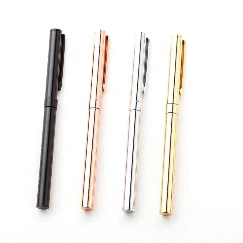 Hot Selling Business Metal Roller Pen With Custom Logo Metal Gel Ink Pen