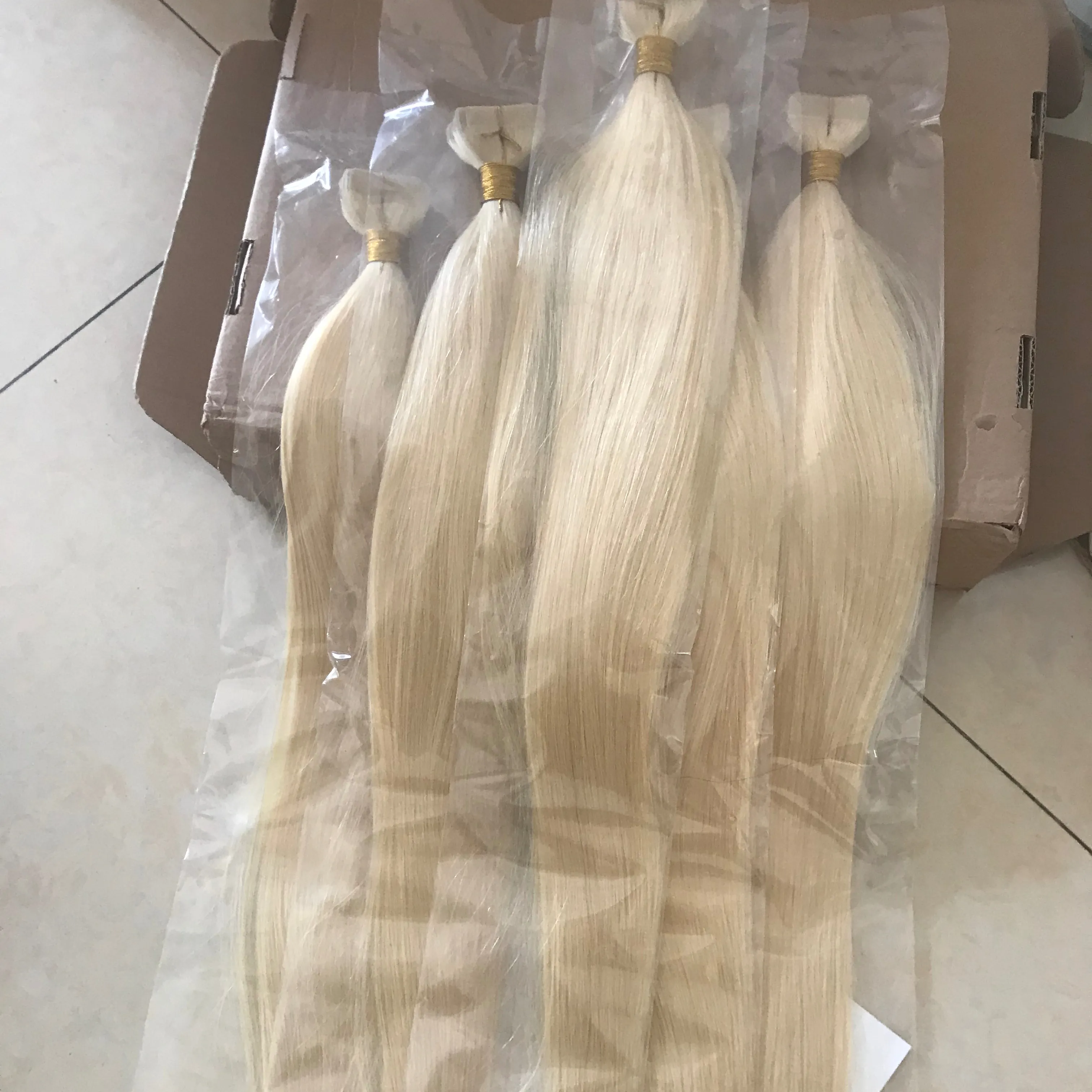 Оптовая продажа, недорогие европейские 100% натуральные человеческие волосы для наращивания в Дубае, двухсторонние волосы с кутикулой Реми