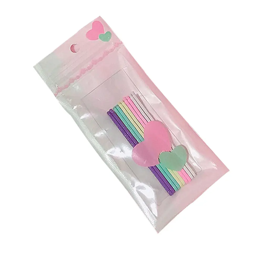 Wholesale Fashion Korean Hair Accessories Simple Bobby Hair Pins Colorful Hair Clip Set For Women