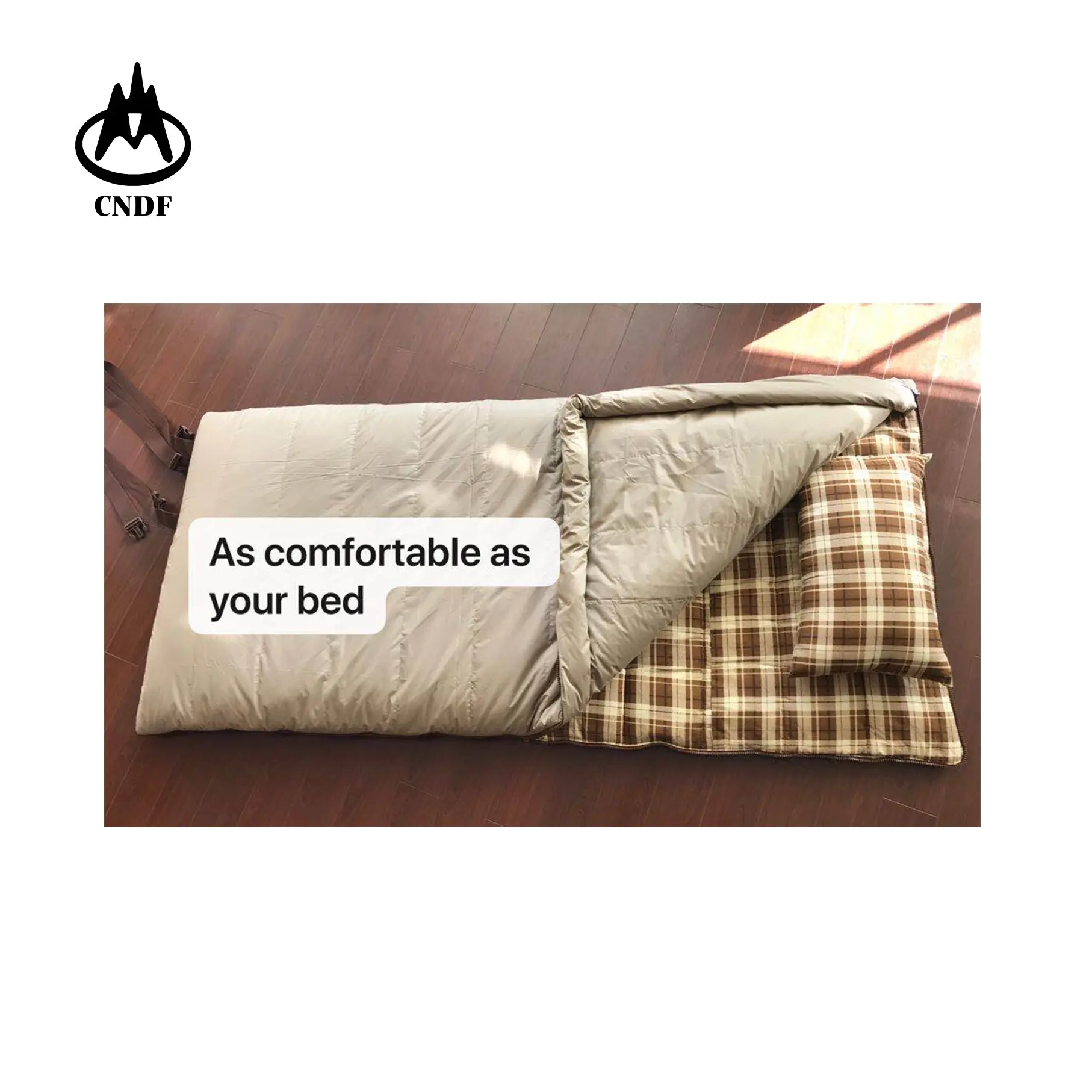 The warmest and most comfortable sleeping bag  graphene heating  best design  down-cotton canvas  big size  water resistant