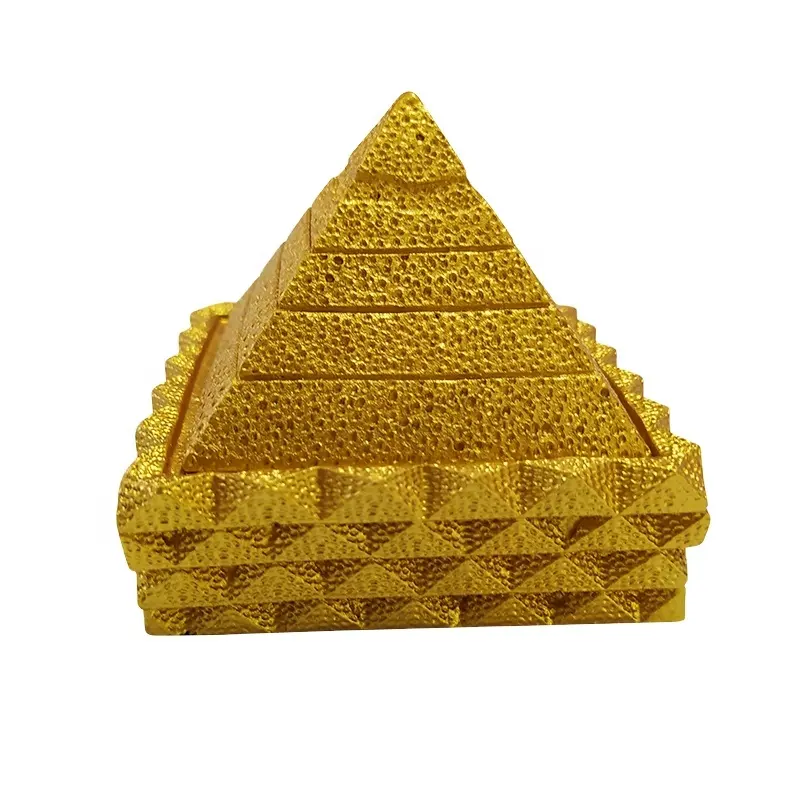 Newest positive energy Pyramid orgone pyramid stone figurine energy generator bring luck