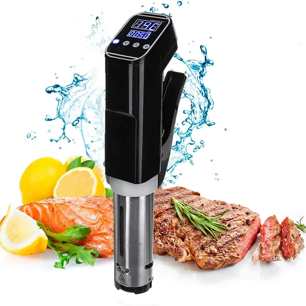 IPX7 Waterproof Sous Vide Cooker 2000W Thermal Immersion Circulator Vacuum Slow Cooker with LCD Digital Timer Accurate Control