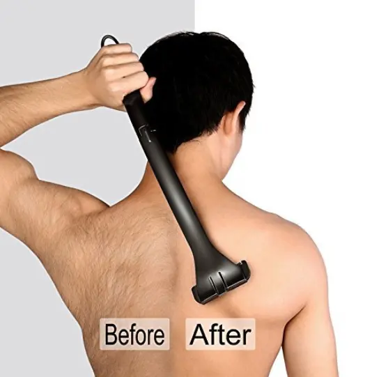 Складная рукоятка двойной сменный двойной лезвие для мужчин бритва для спины, Мужская бритва для тела