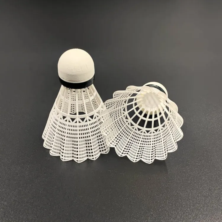 China Manufacturer 25 Dozen Nylon Badminton Shuttlecock Feather White Color Shuttlecock Badminton