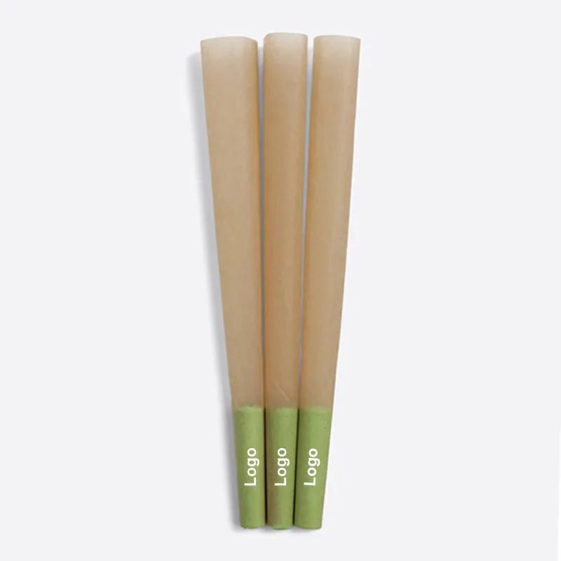 Wholesale pre rolled cones king size Rolling Papers with Tips custom Logo custom design pre cone Rolling Pape