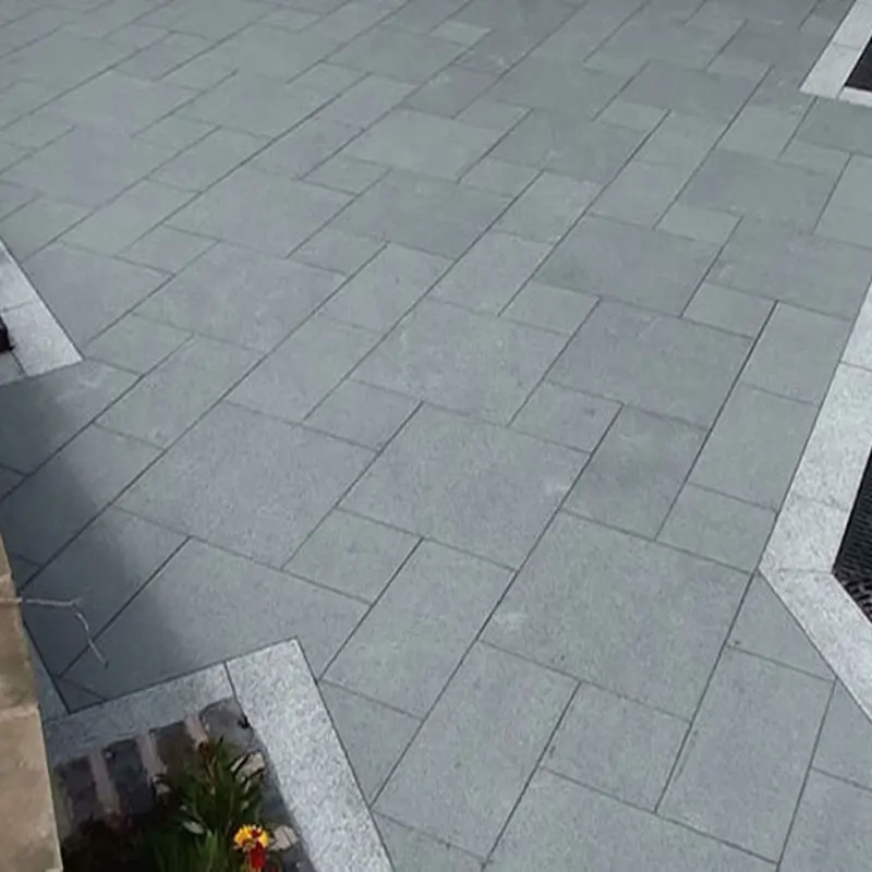 Light Grey Granite Driveway Pavers