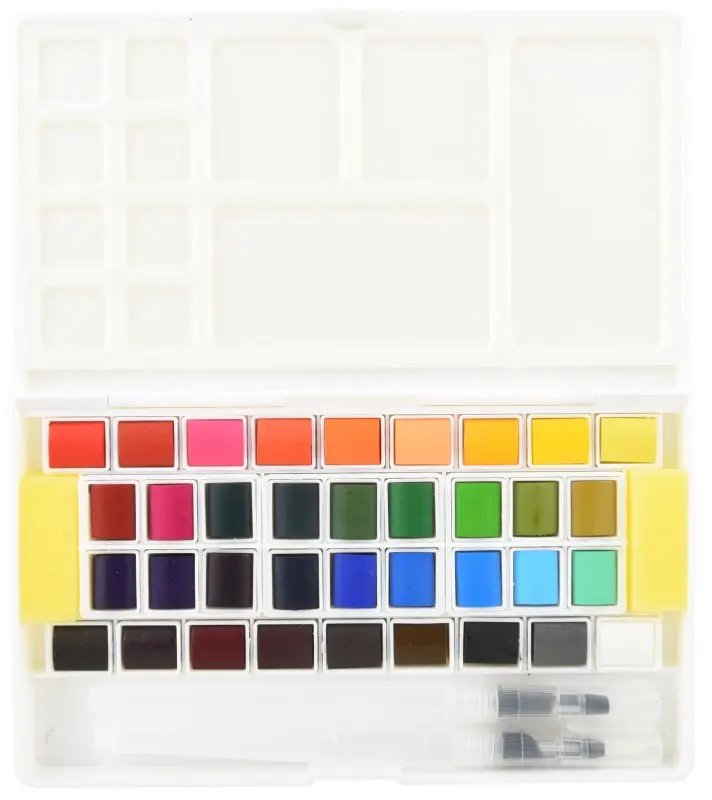 Hot selling of 48colors artist drawing solid watercolor paint set
