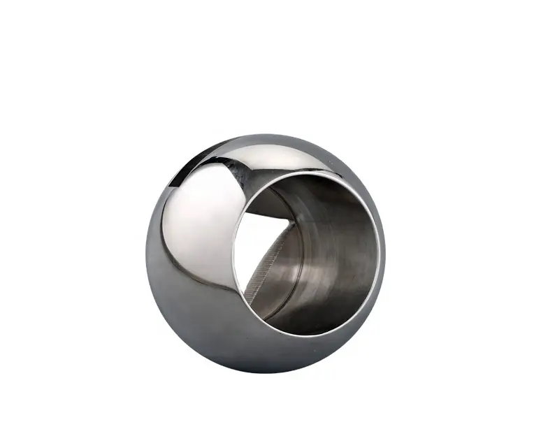 2019 wholesale polished floating steel trunnion 30degree v port valve ball
