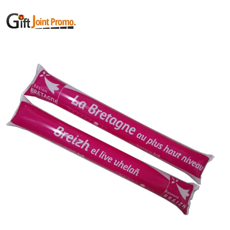 Promotional Cheap PE Inflatable Cheering Sticks Customized Noise Maker Bang Bang Sticks