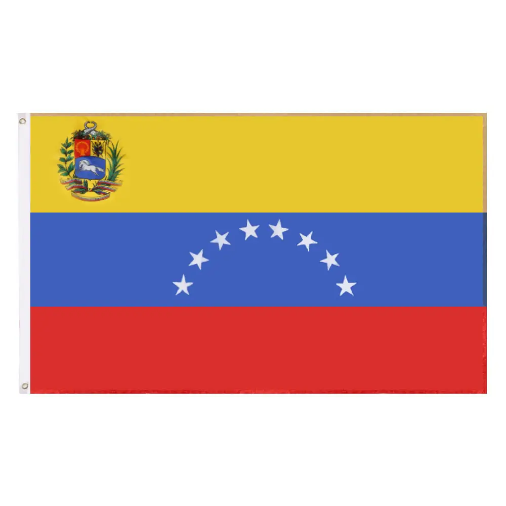Proper Price Top Quality Hot Sell Custom Design Print Polyester Venezuela Flag