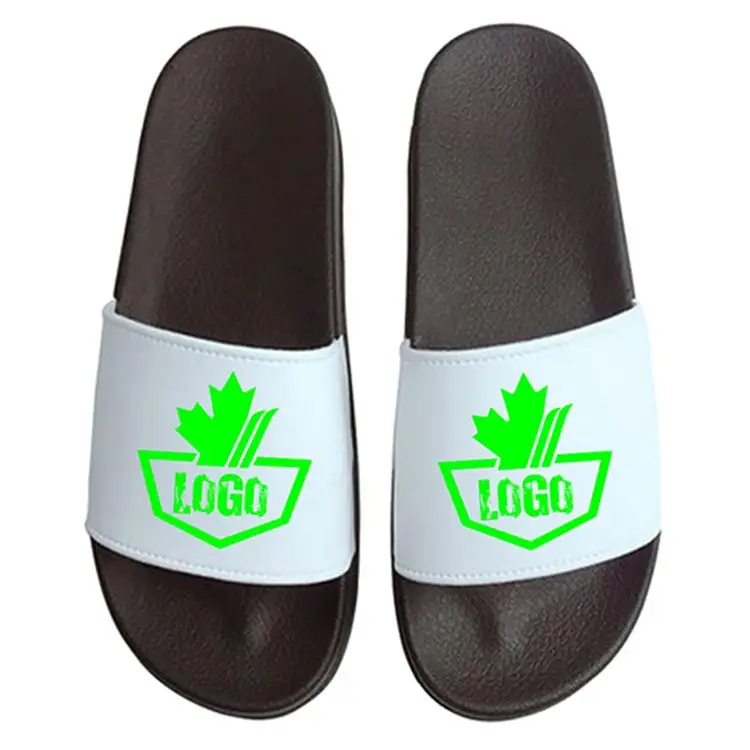 Printing Customized Cheap Eva/Pu/Pvc Black Blank Custom Logo Rubber Customize Sandals Slippers Personalized New Design